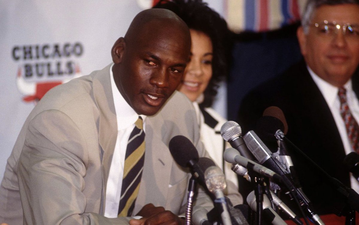 I don't believe Michael Jordan's 1993 retirement was a secret suspension.But if it was, wouldn't David Stern deliver that news to him in person?Tomorrow at 5 a.m., my newsletter subscribers will receive a day-by-day breakdown of MJ's and Stern's whereabouts that summer.