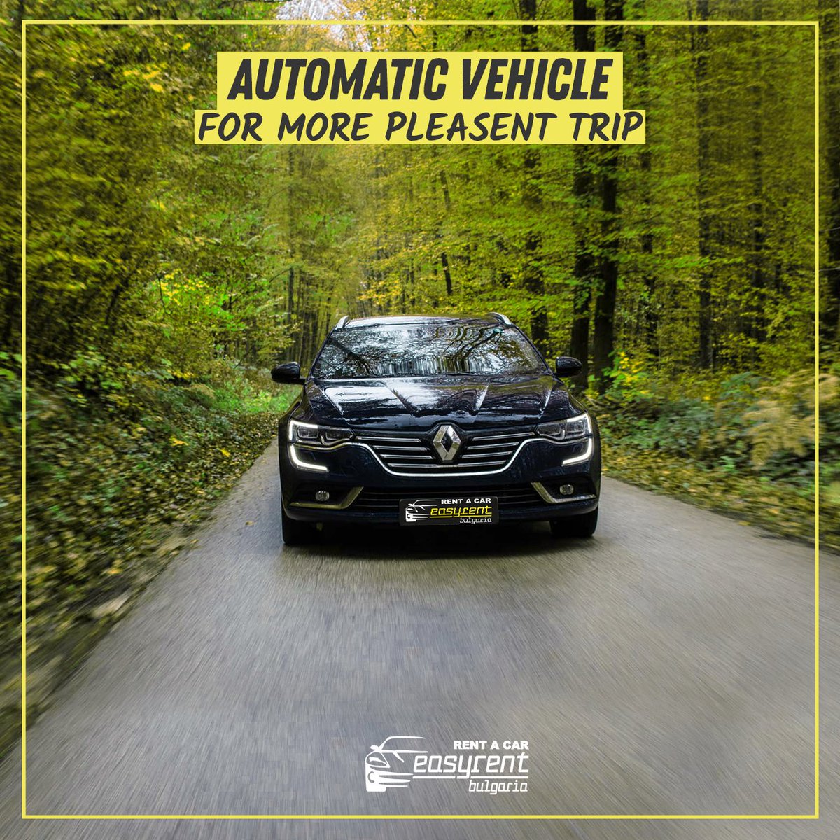 It's time to make your trip in Bulgaria more comfortable with the automatic vehicle. Feel the pleasure of driving with this suitable vehicle.
•
•
•
#easyrentbulgaria #number1 #rentacar #company #car