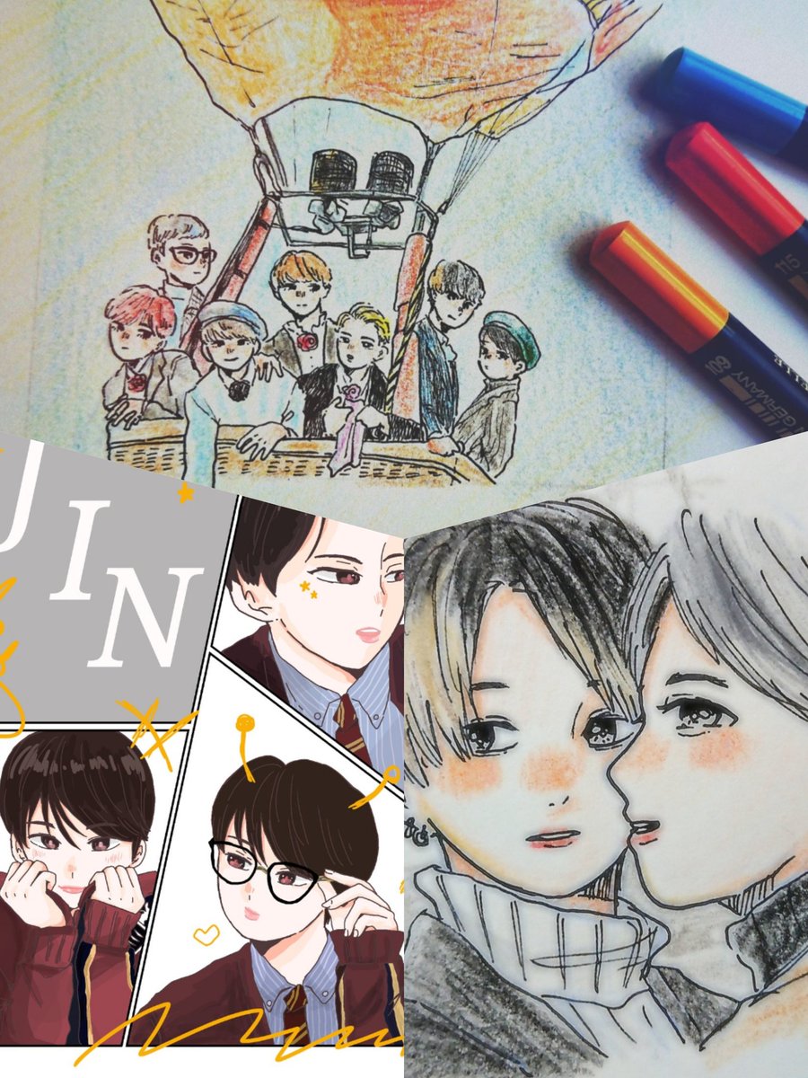 SzK_4763's tweet image. #fa描きさんと繋がりたい 
#ARMYと繋がりたい 
#btsfanart

🐹と🐯🐱をよく描きます
RTと♡どちらも気になった方お迎えに行きます🙇‍♀️
無言フォローになってしまうかもしれませんがぜひ！！！