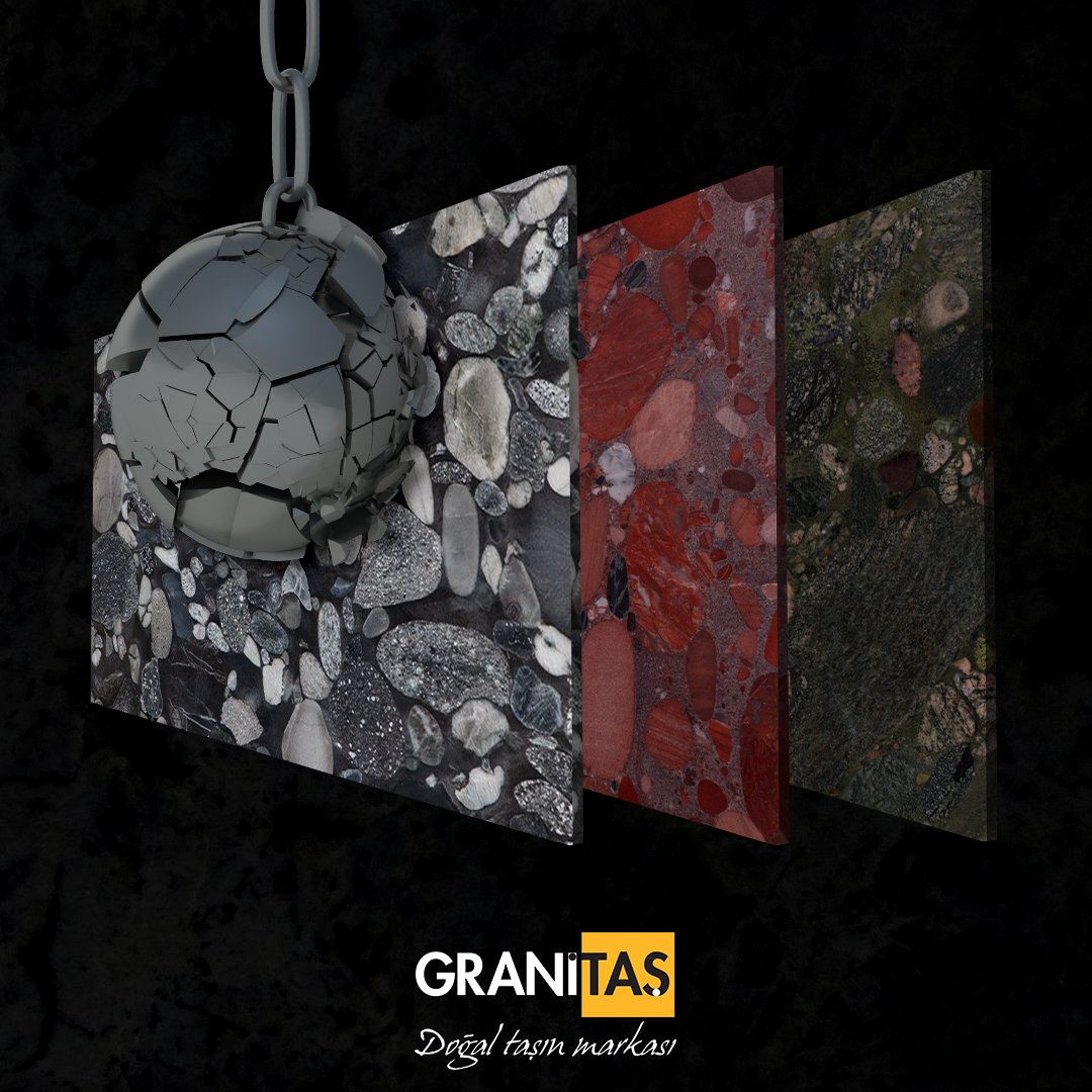 GranitasTurkiye's tweet photo. Granitaş’ın dayanıklı granitleri ile uzun ömürlü projelere imza atın.
#Granitaş #DoğalTaşınMarkası #DoğalTaş #Kuvars #Granit #Mermer #Onyx #İçDekorasyon #DışCepheKaplama #Mimari #MimariProje #Proje #VerdeMarinace #RedFantasy #BlackMarinace https://t.co/EreBkXcT3w