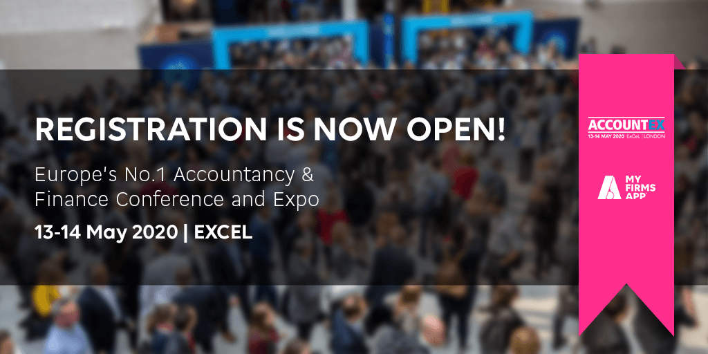 MyFirmsApp's tweet photo. Registration for @Accountex 2020 is now open! Book your FREE ticket &amp; come along to meet and network with professionals from some of the largest firms and gain the latest knowledge and information about industry products and trends: https://t.co/UR9NmzS2f8 #Accountex https://t.co/AhhiSOfIbU
