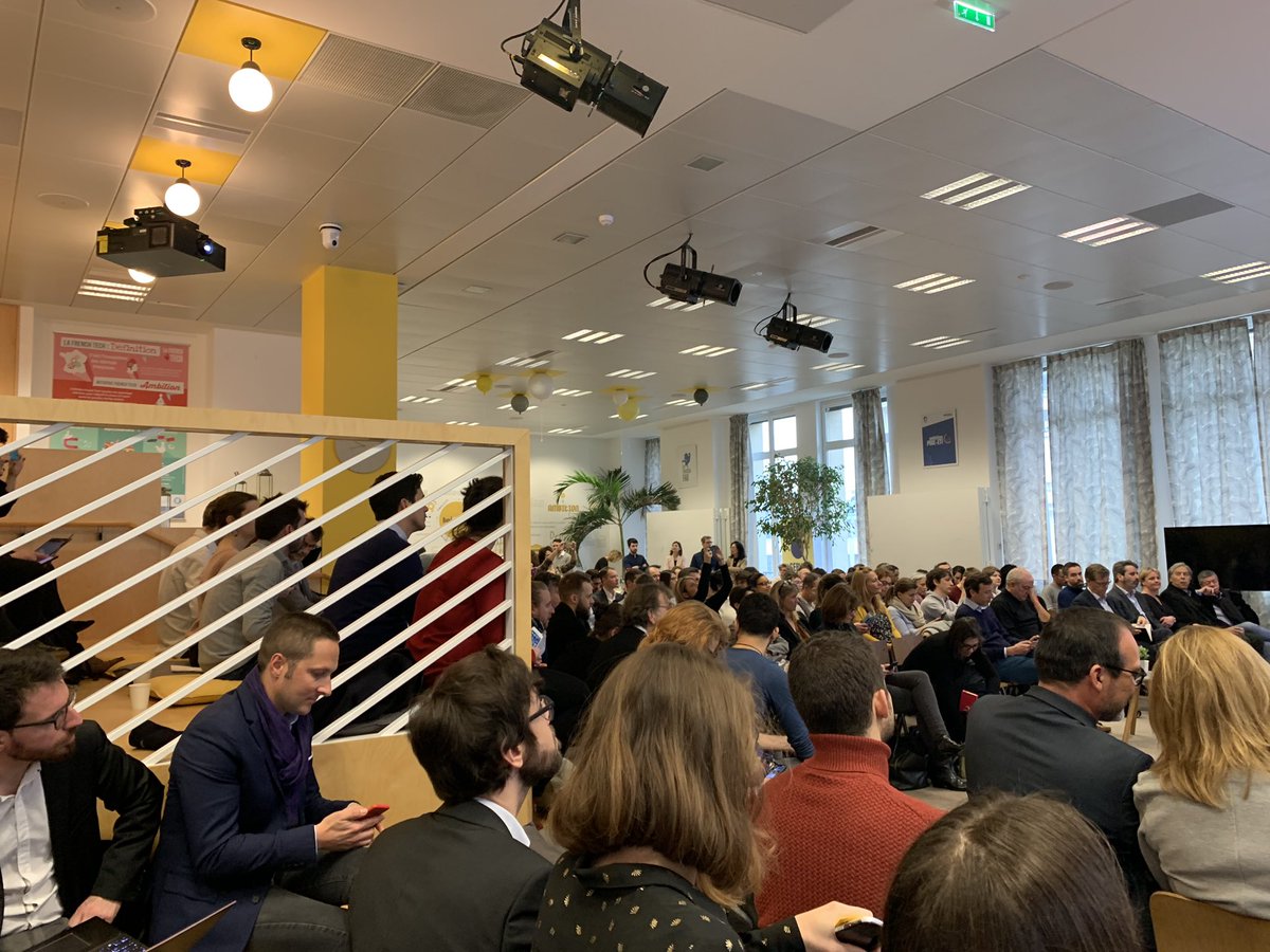 jeromeleleu's tweet photo. #Esante &amp; #Masanté2022 : Beaucoup de monde ce matin au @BpifranceHub au siège de @Bpifrance pour la présentation de la feuille de route gouvernementale du numérique en santé avec l’introduction de Laura Létourneau @llaurallet et David Sainati @philapharm @esante_gouv_fr #Hcsmeufr https://t.co/qRq1ZiTMvn