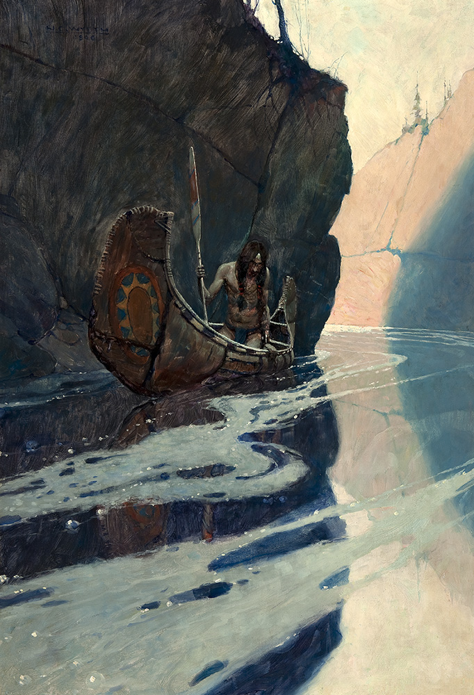 N.C. Wyeth. 'In the Crystal Depths'