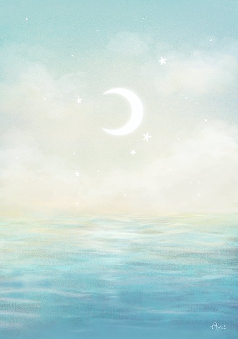 「三日月 夜空」のTwitter画像/イラスト(新着)｜21ページ目