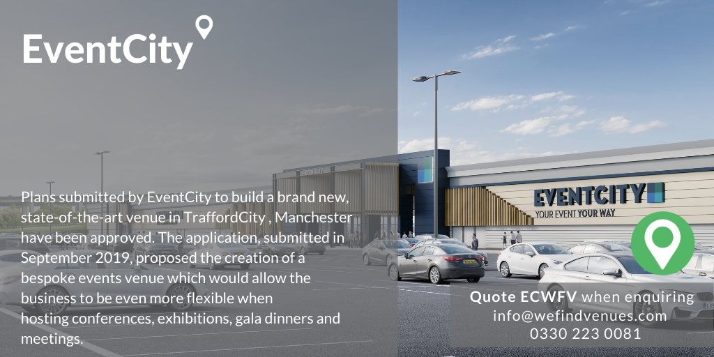 wefindvenues's tweet photo. Plans approved for new and bespoke @EventCityUK. Opening Spring 2021. 

🖥️ https://t.co/7rPmvsLEWL    
✉️ info@wefindvenues.com https://t.co/mdzWUIRtR6