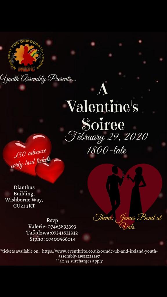 CCCUKAndIreland's tweet photo. MDC UK and Ireland Youth Assembly Valentine's Soiree 

Hosted by the Youth Assembly this coming Saturday, 29 February.  

Don't forget to get your ticket, we look forward to welcoming you @mdcyouthuk @Mdcleicester @DerbyMdc @mdcbirmingham @BranchMdc https://t.co/CBFYoD8VES