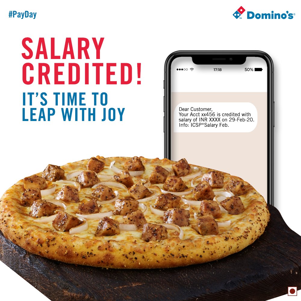 dominos_india on Twitter "Leap at the extra opportunity to have Domino