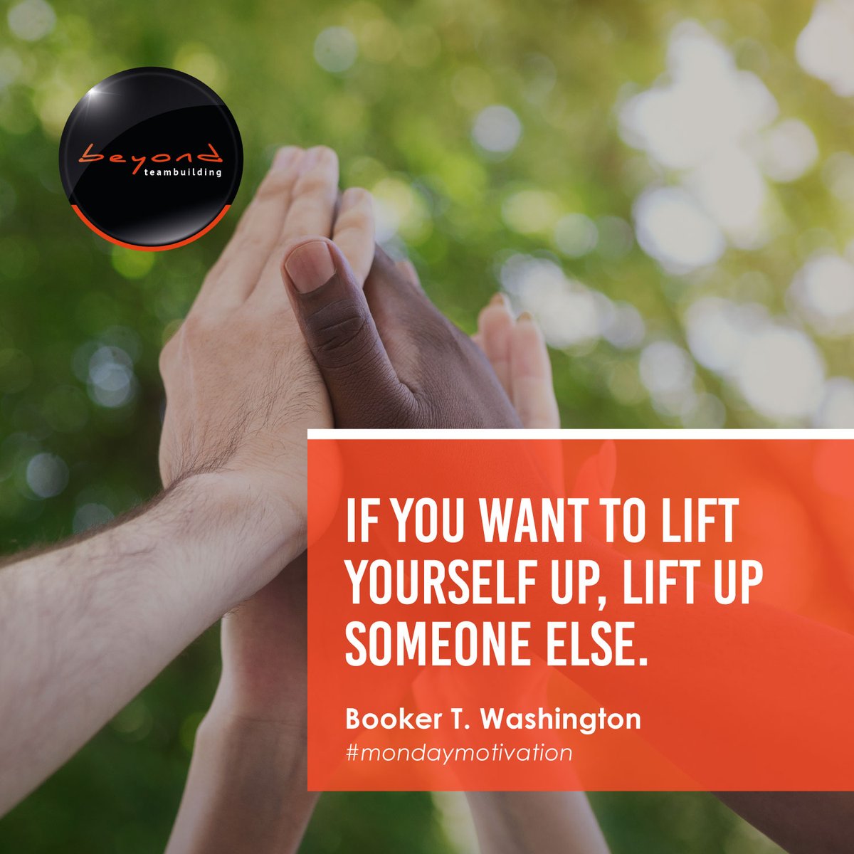 beyondteambuild's tweet image. #mondaymotivation #BEYONDTeambuilding #HISIDEGroup #takeyourteambeyond #teambuilding #teambuild #teamspirit #goteam