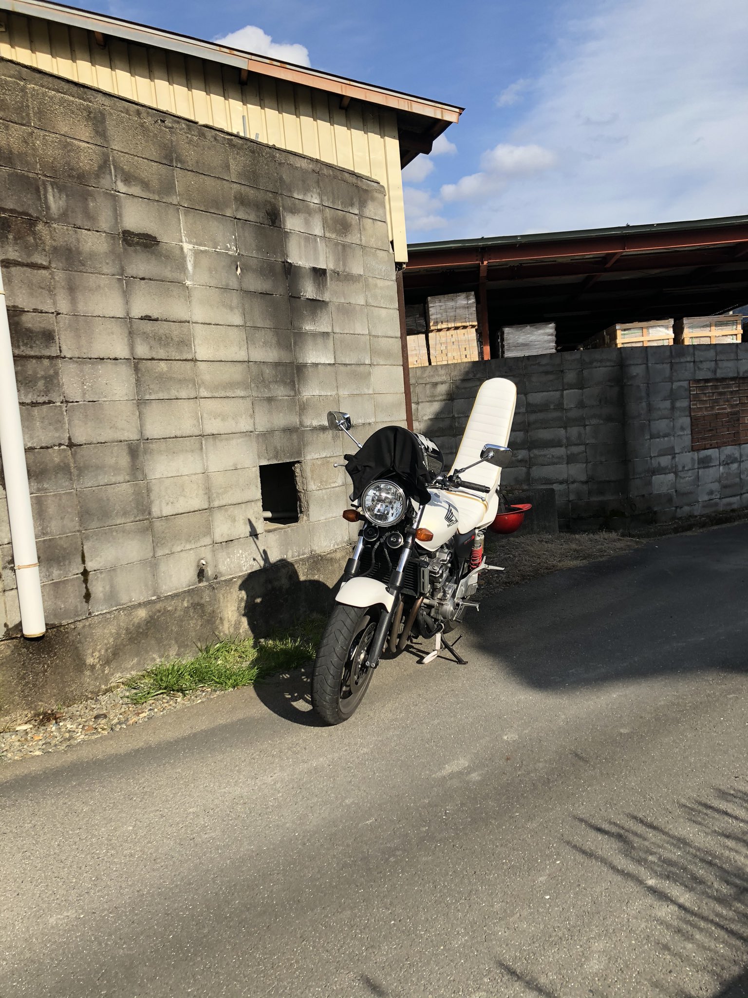 cb400sf nc39 三段シート 編み出し 50センチ cb400sf nc39 三段シート 編み出し 50センチ