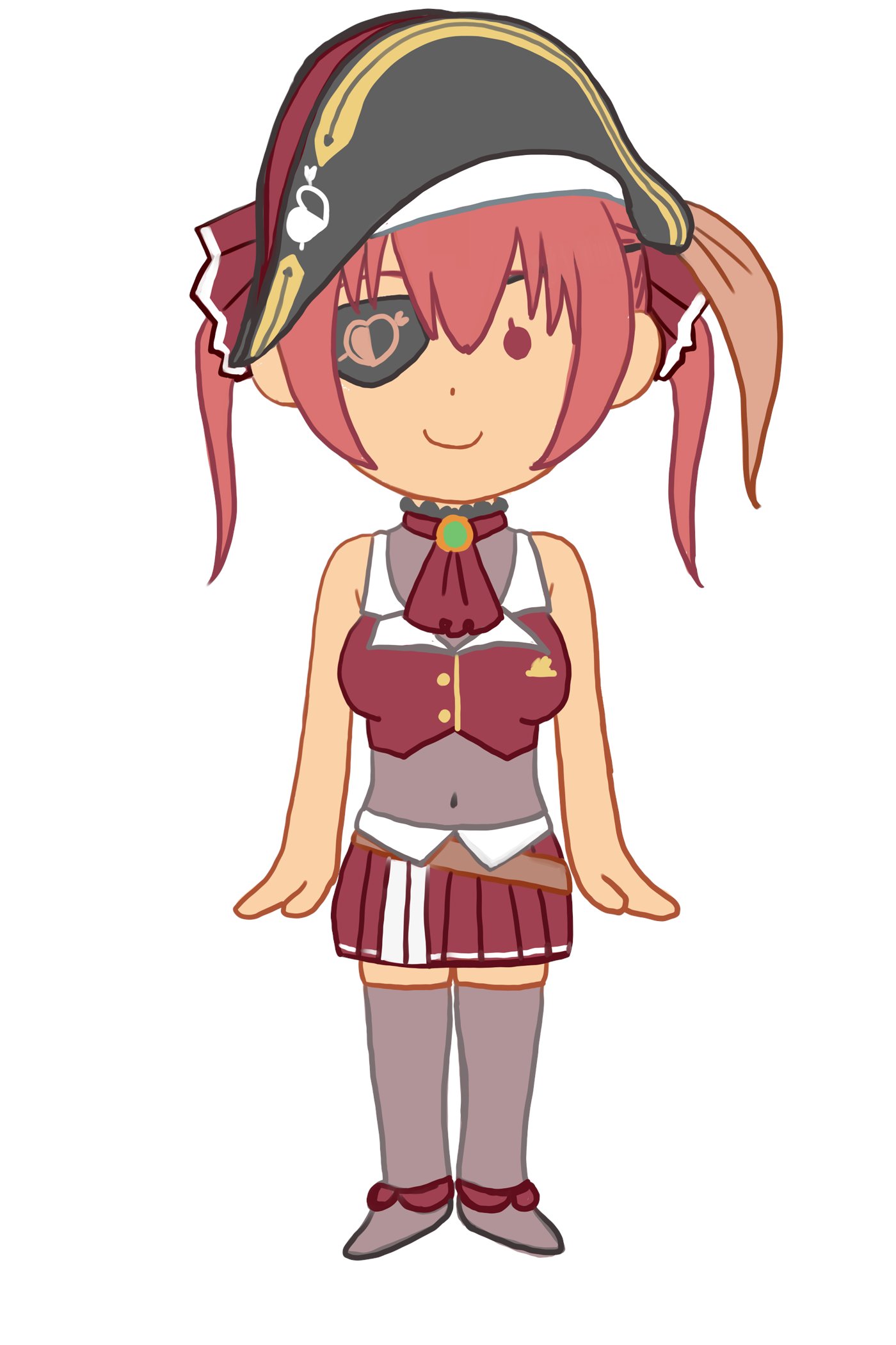 Uzivatel ヘキナ Na Twitteru いらすとやさん風の船長作ってみました 素材としてどうぞご自由に マリンのお宝 T Co Matgvyvinu Twitter