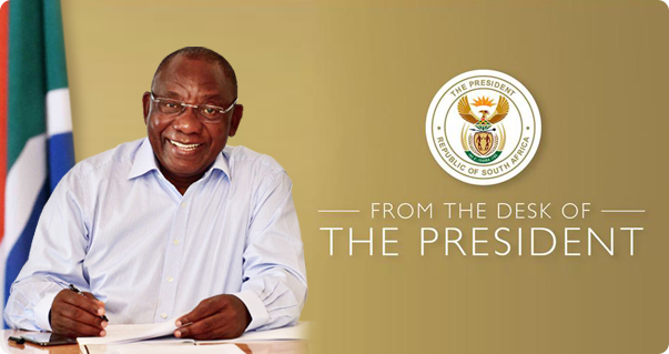 PresidencyZA's tweet photo. From the desk of the President, Monday, 24 February 2020 -https://t.co/kJL9cf98Kp . The deliberations by Parliament on the National Health Insurance Bill are soon to enter a new phase as the Portfolio Committee on Health’s country-wide public hearings wrap up. https://t.co/fYhb8PY8c7