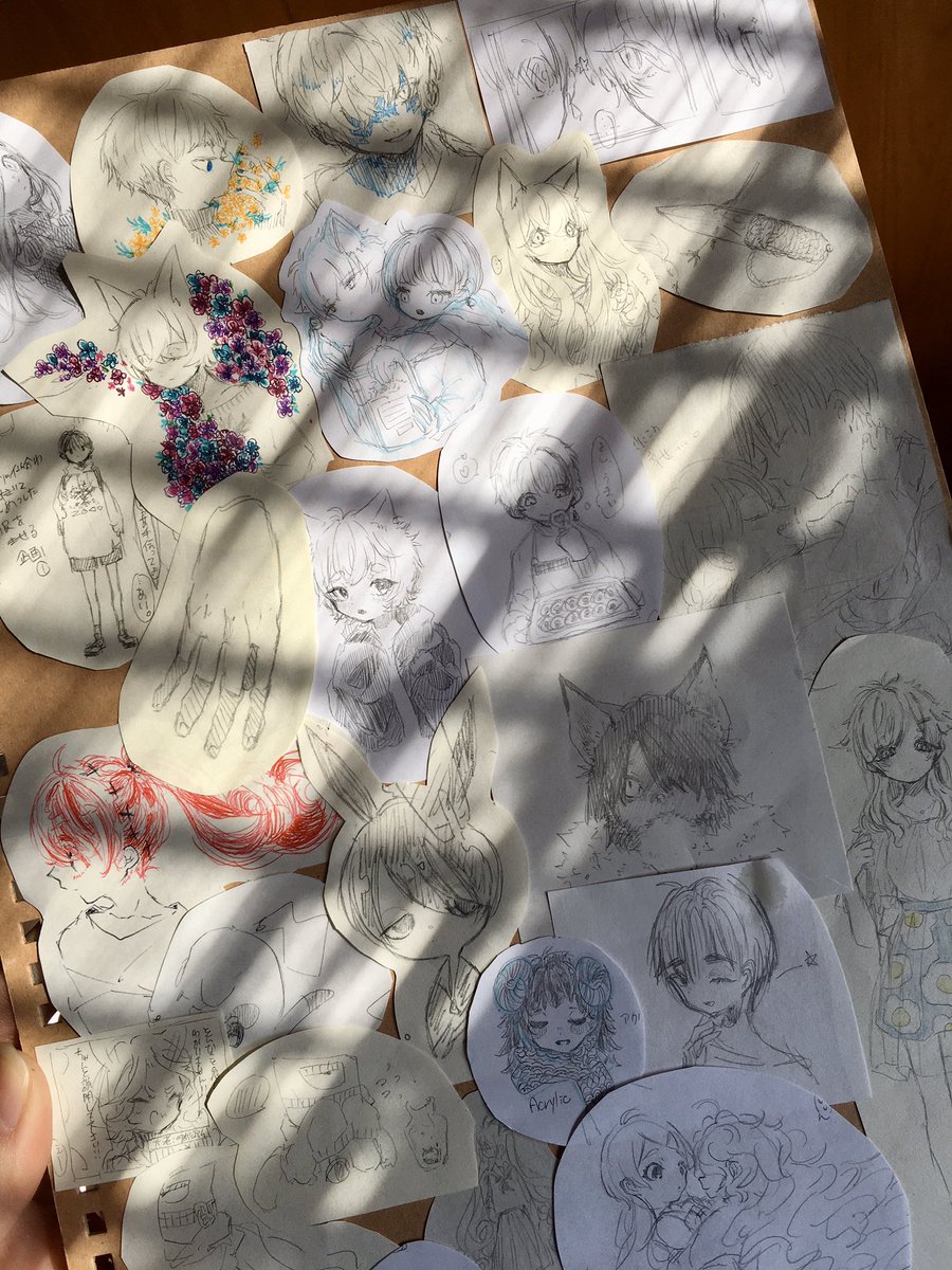 くじらぐも みてみて ちっこい過去絵まとめた 9 8割くらい創作w 過去絵 イラスト