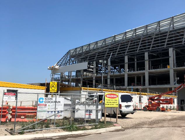 ASKINPanel's tweet photo. 1st ASKIN panels up for the next stage of @CSLBehring in Broadmeadows. The CSL Aurora project is the 3rd and largest stage ASKIN has had the privilege of been involved with. Will include over  50,000m2 of Volcore #Cladding and XFLAM Interior walls, #coolrooms &amp; #cleanrooms. https://t.co/NeOWABQucR