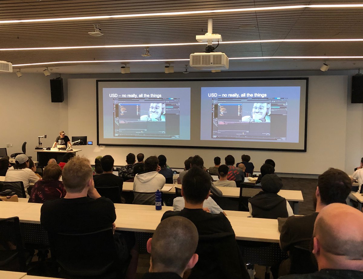 UTS_ALA's tweet photo. Thanks again to @sidefx for inviting Matt to present at their Sydney Australia Road Trip event on Friday. It was a great opportunity to share the work we've been doing at the UTS Animal Logic Academy, and to catch up with local industry and students #utsala #mav #sidefx #Houdini https://t.co/FuIVqzL6xJ