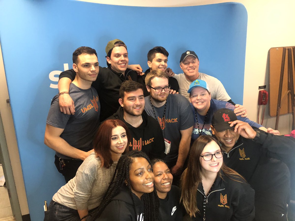 Thank you #umslhack organizing team! You make us proud! #UMSL #UMSLProud