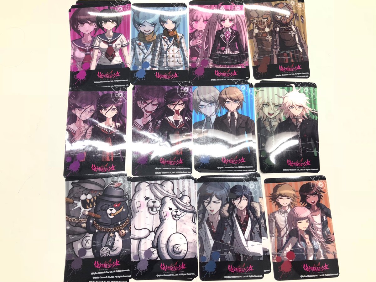 ダンガンロンパ 絶対絶望少女　アニメガカフェ　クリアコースター 苗木 十神 ダンガンロンパ 絶対絶望少女 アニメガカフェ クリアコースター 苗木誠