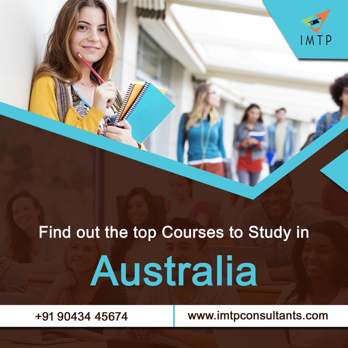 IMTPConsultants's tweet photo. Don’t Miss the Chance to Pursue Education in Australia.
Hurry Up and Contact Us Today.
For more info visit our website https://t.co/dk8i0hngxJ
#imtpconsultants #StudyVisa #AbroadStudy #finestep #studyinaustralia #studyinaustralia #australia #studyoverseas  #studyforeign https://t.co/9UO3vDS5se