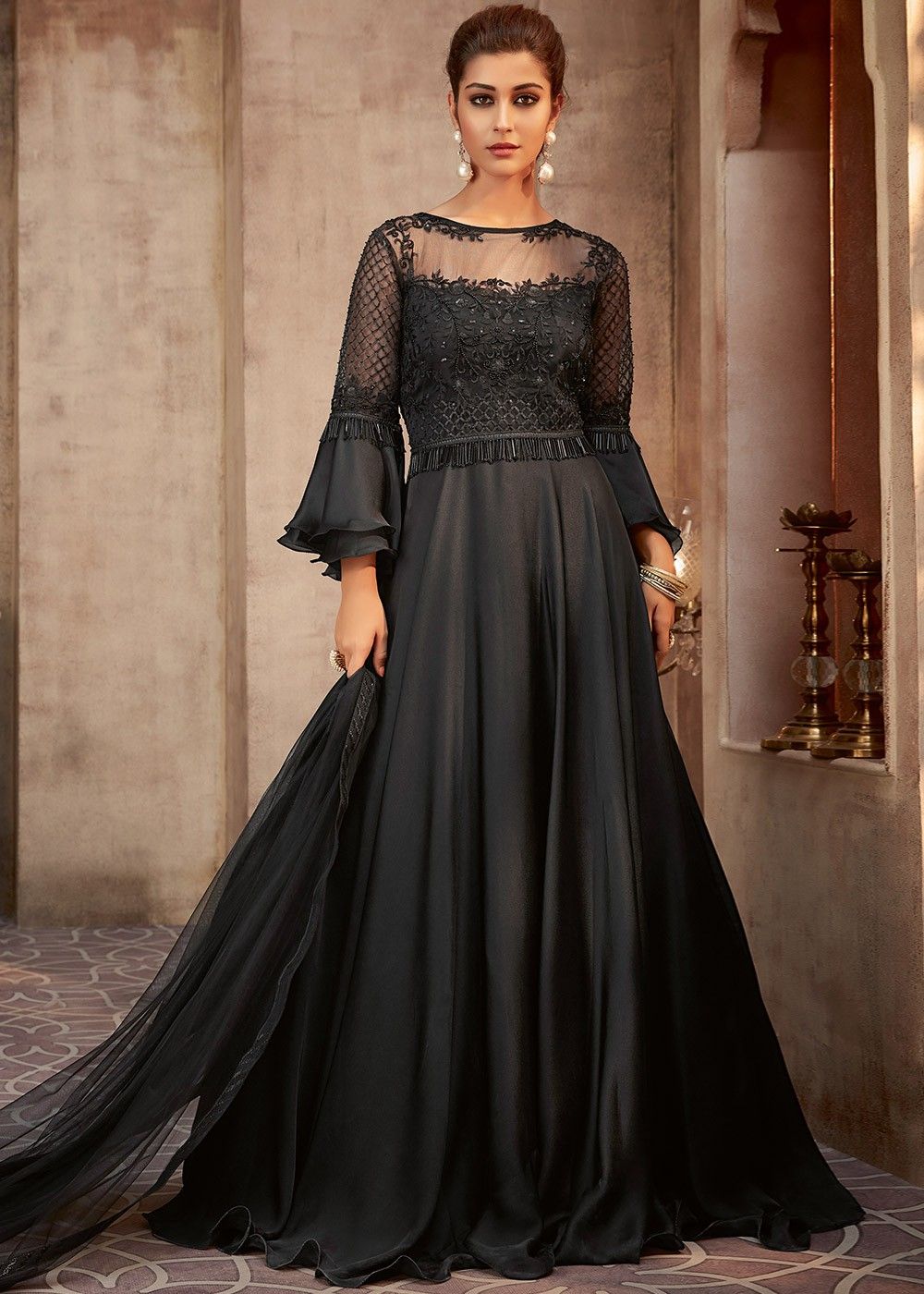 Amazon.com: ATAAY Girl Prom Dress,Girl Black Gown Strapless Long Sleeve  Floor Length Sequin Wedding Evening Party Maxi Dresses (Svart,3T) (Svart 14  Years) : Clothing, Shoes & Jewelry