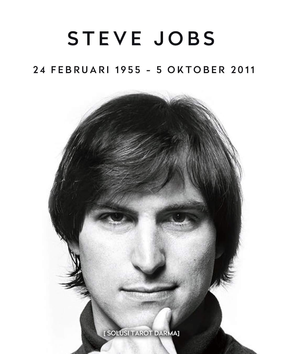 Happy Birthday Bapak Steve Jobs    