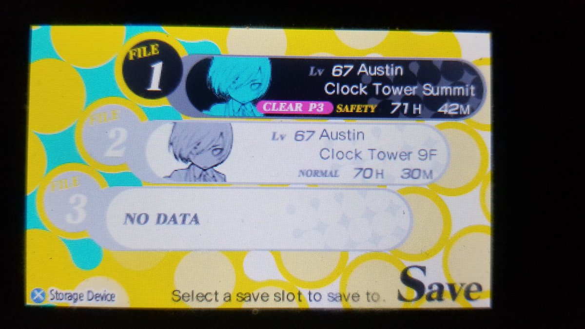 I FINALLY BEAT PERSONA Q!!!I'm not going to lie, this game has issues, but despite those flaws I really enjoyed this game. If you like P3 and P4 I would HIGHLY recomend this game!I had a lot of trouble with the last boss, so I switch it to safety. Kanji is best girl.