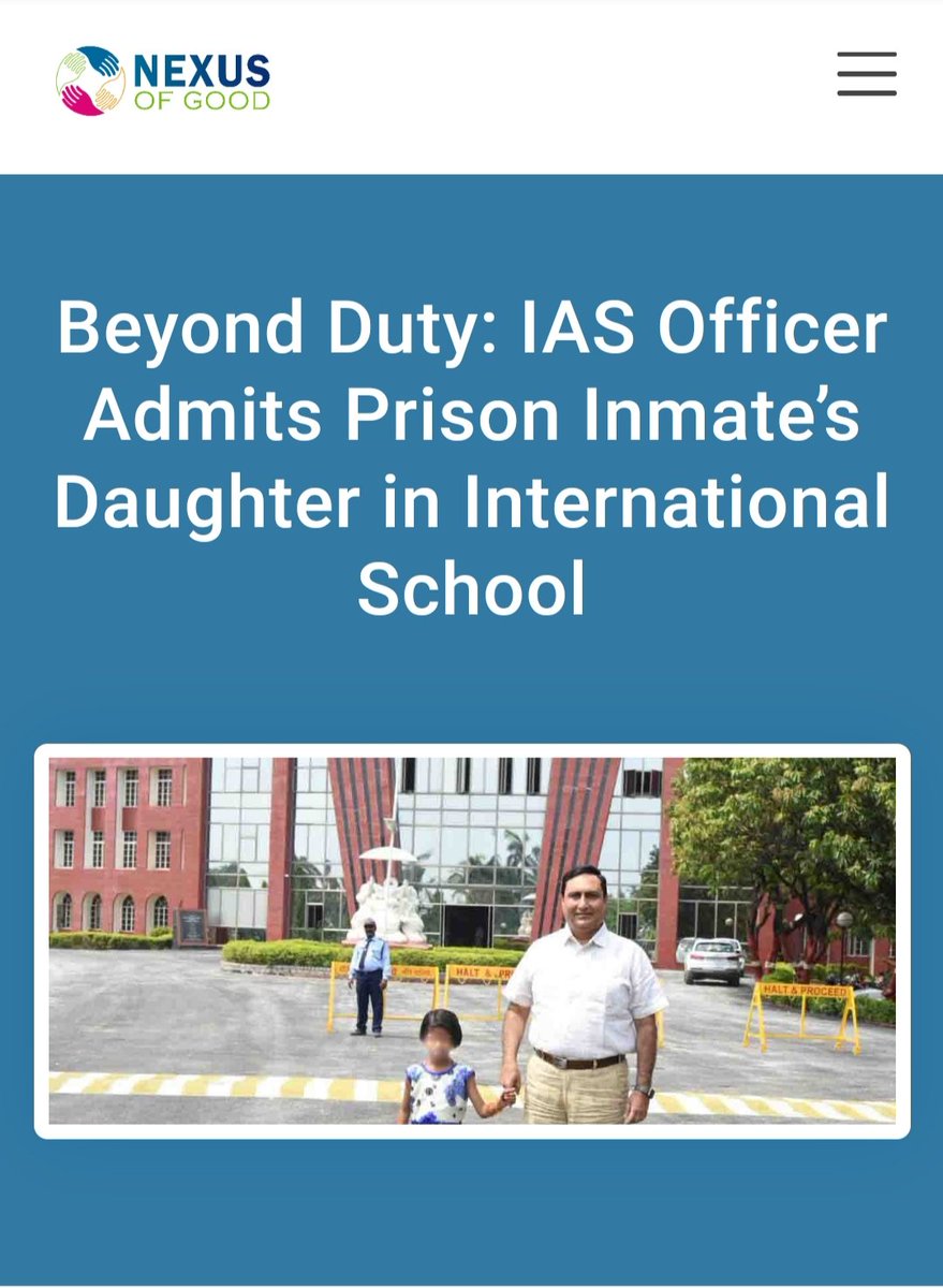 Empathy is an essential ingredient of a Civil Servant. Here is an officer who demonstrates it. Kudos. Worthy of emulation. <a href="/nexusofgood/">Nexus of Good</a> #nexusofgood
nexusofgood.org.in/stories/beyond…