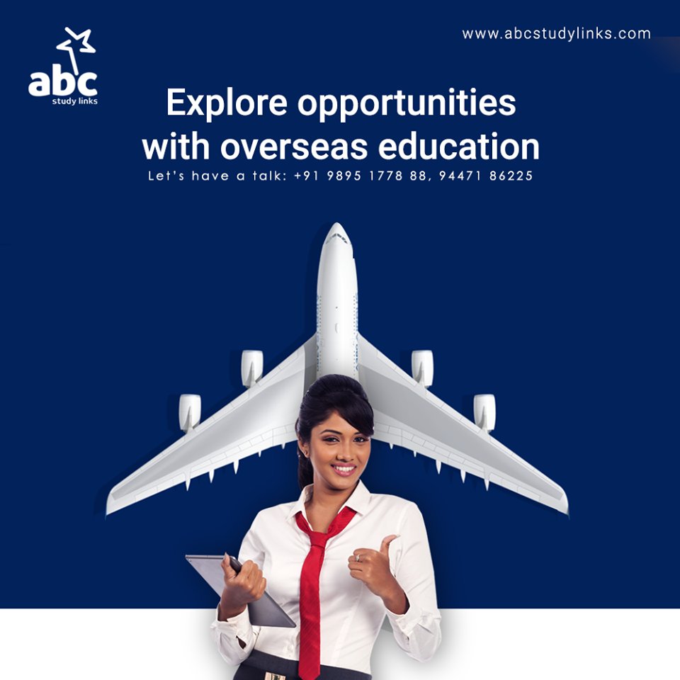 ABCStudy_Links's tweet image. STUDY ABROAD
Makes dreams into reality
Visit : abcstudylinks.com
Call : 9895177888, 9447186225
#StudyAbroad #Study #abroad #ABCStudyLinks #culture #career #education #Opportunity #work #live #future #Visa #colleges #courses #destinations #Canada #UK #Newzeland #Australia