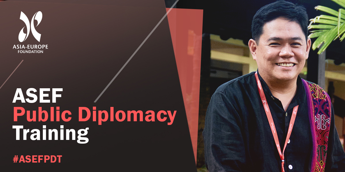 aseforg's tweet photo. "#PublicDiplomacy is so comprehensive that it cuts across the various fields of #foreignpolicy, whether #political, #economic, #cultural, #consular, etc." - Mr Gonaranao MUSOR, First Secretary & Consul at the PH Embassy in SG & #ASEFPDT7 Alumnus. https://t.co/AgeIM0JzRZ