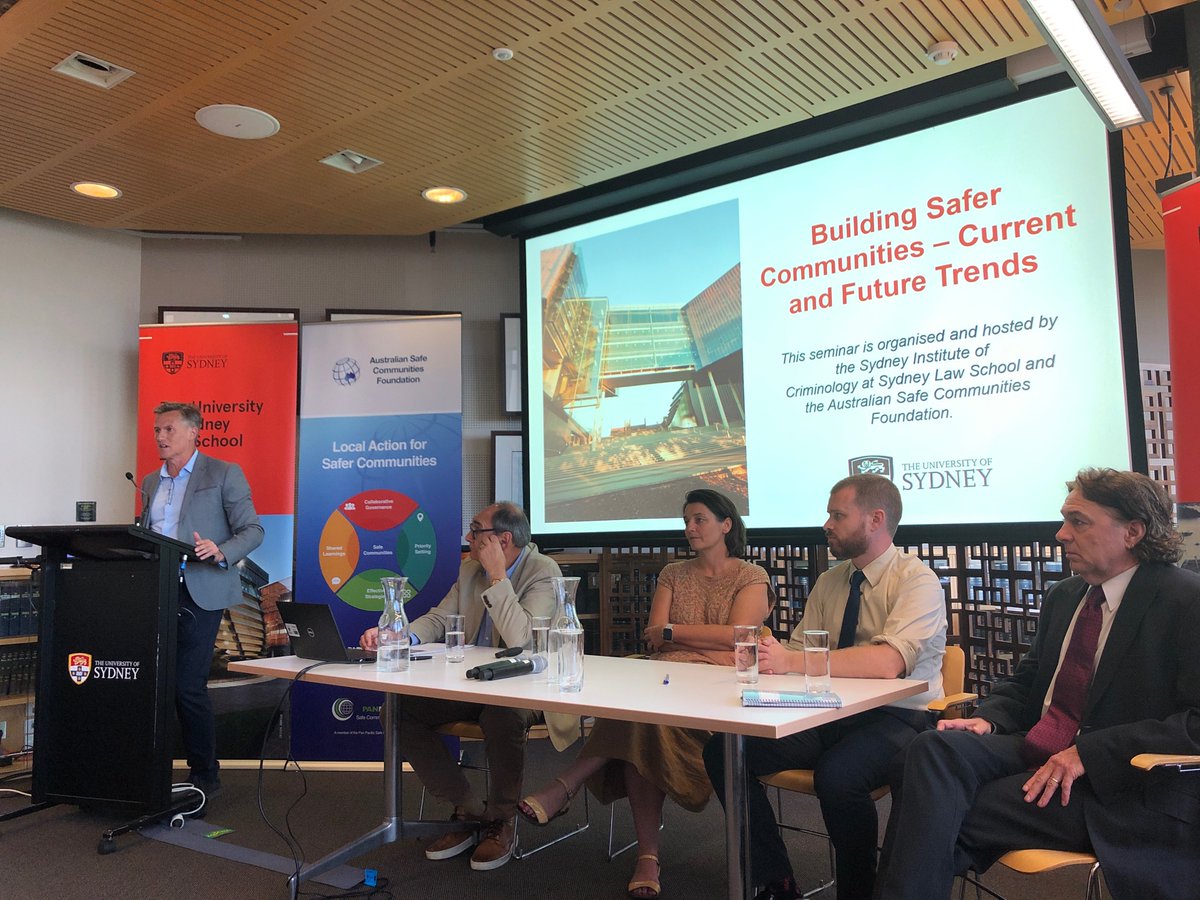 AustralianSafe's tweet photo. Building Safer Communities-Current &amp; Future Trends. #unsw #safecommunities https://t.co/JNNTHwwIdv