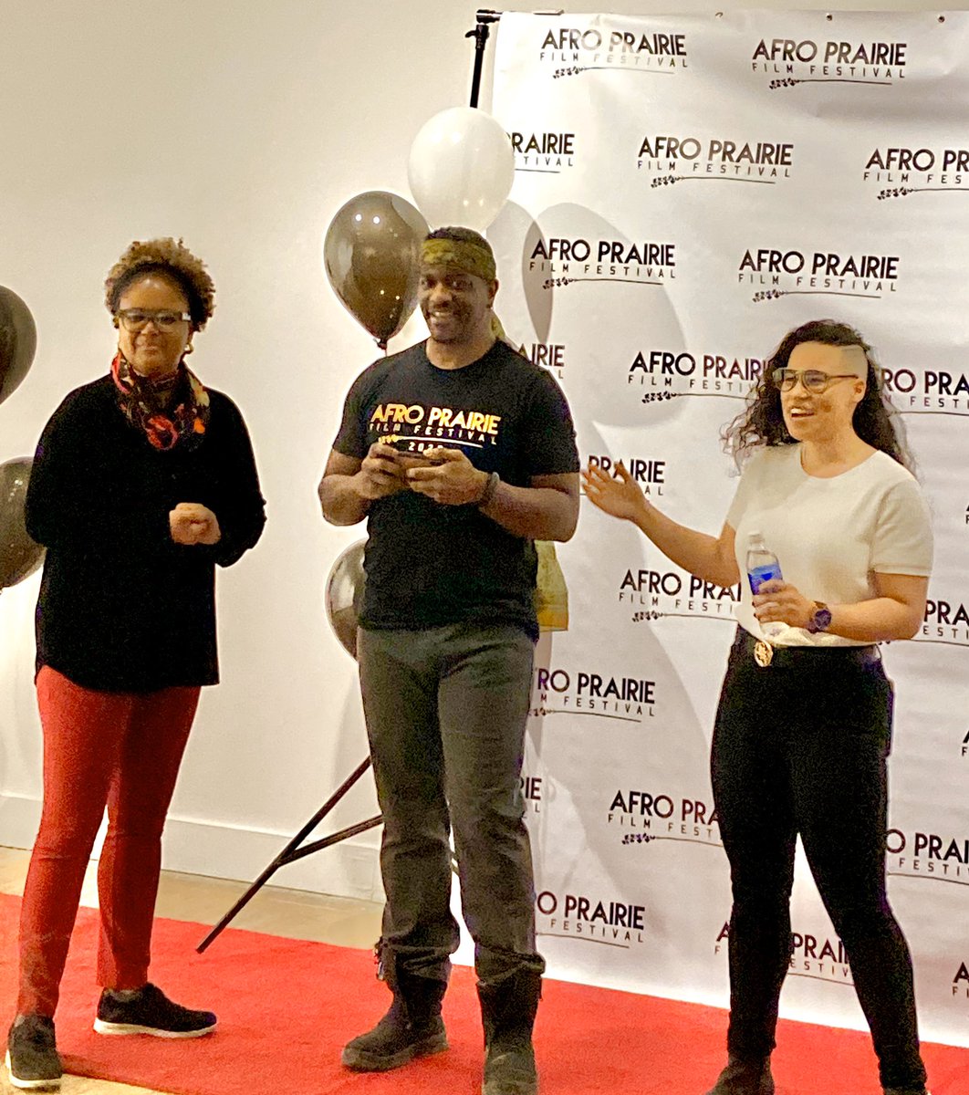 rocbenson's tweet photo. 🎬🎥#FilmWorld #FilmFestival Enjoyed the Women luncheon in Film at @AfroPrairieFF #volunteer ❤️ its great! thanks for a great event @WinnipegFilm https://t.co/WaSpDGqGxO