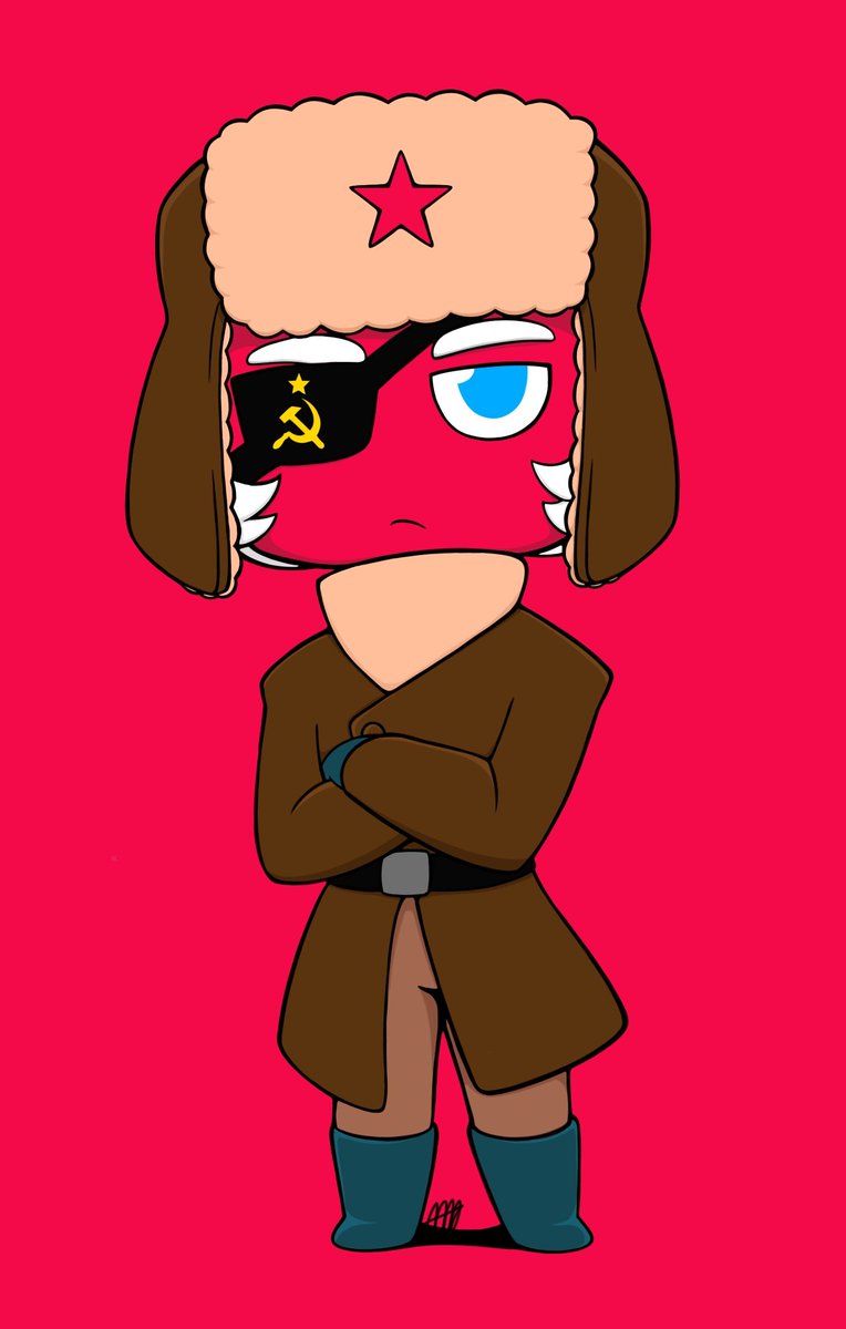 Merimonster31's tweet photo. Yea, los funkos me la pelan.
Ya en serio, no es por presumir pero me gustó como quedó.✨
Me llevó todo el domingo pero lo terminé, lo hice para un turorial de face, ahora tengo que hacer el tutorial ;<;)
(El parche y el gorro son removibles)
#CountryHumans
#countryhumans_urss https://t.co/U6BGuqUyml