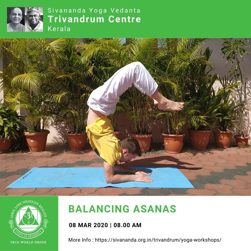 SivanandaIndia's tweet photo. Increase your determination and capacity of concentration. This workshop is designed to help you improve your practice with a step-by-step approach to deepen your understanding of those asanas.
More Info: https://t.co/O1IIyLuTsR
#BalancingPostures #SivanandaYoga #Sivananda #Yoga https://t.co/LL1PgysPmx