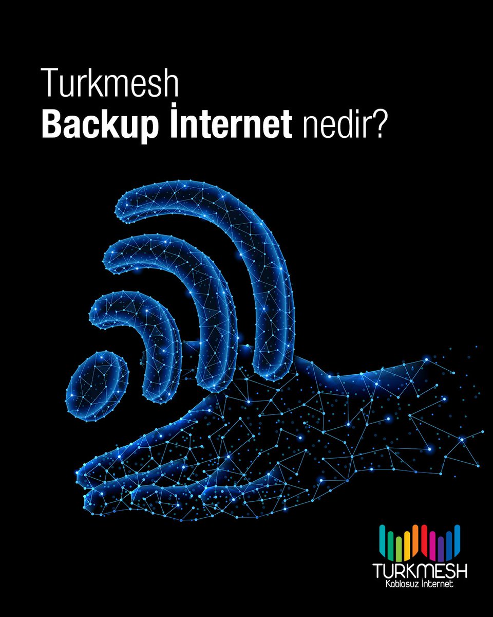 TURKMESH's tweet photo. İnternet hattınızın herhangi bir
şekilde kesilmesi durumunda
otomatik devreye girer.
“Kullandığın kadar öde”
sistemiyle faturalandırılır. Çok
düşük maliyet ile internet
erişiminiz kesintisiz devam eder.
#Turkmesh #bağlantı #internet
#wifi #fiber #loglama #ISP
#kablosuz #wireles https://t.co/j60uLU6Jy2