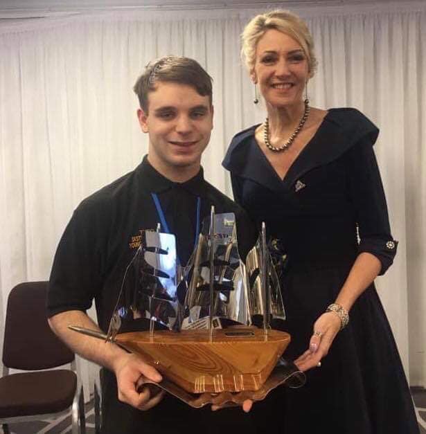 LionsClubsBI's tweet photo. #LionsGetInvolved Lions Young Ambassador programme recognises, encourages and supports young people from the age of 15-18 who are actively involved in helping others.  Theo Biddle won the Shipshape Award sponsored by Castleford &amp; Pontefract District Lions Club.  Congratulations! https://t.co/vMVmB7JEWl