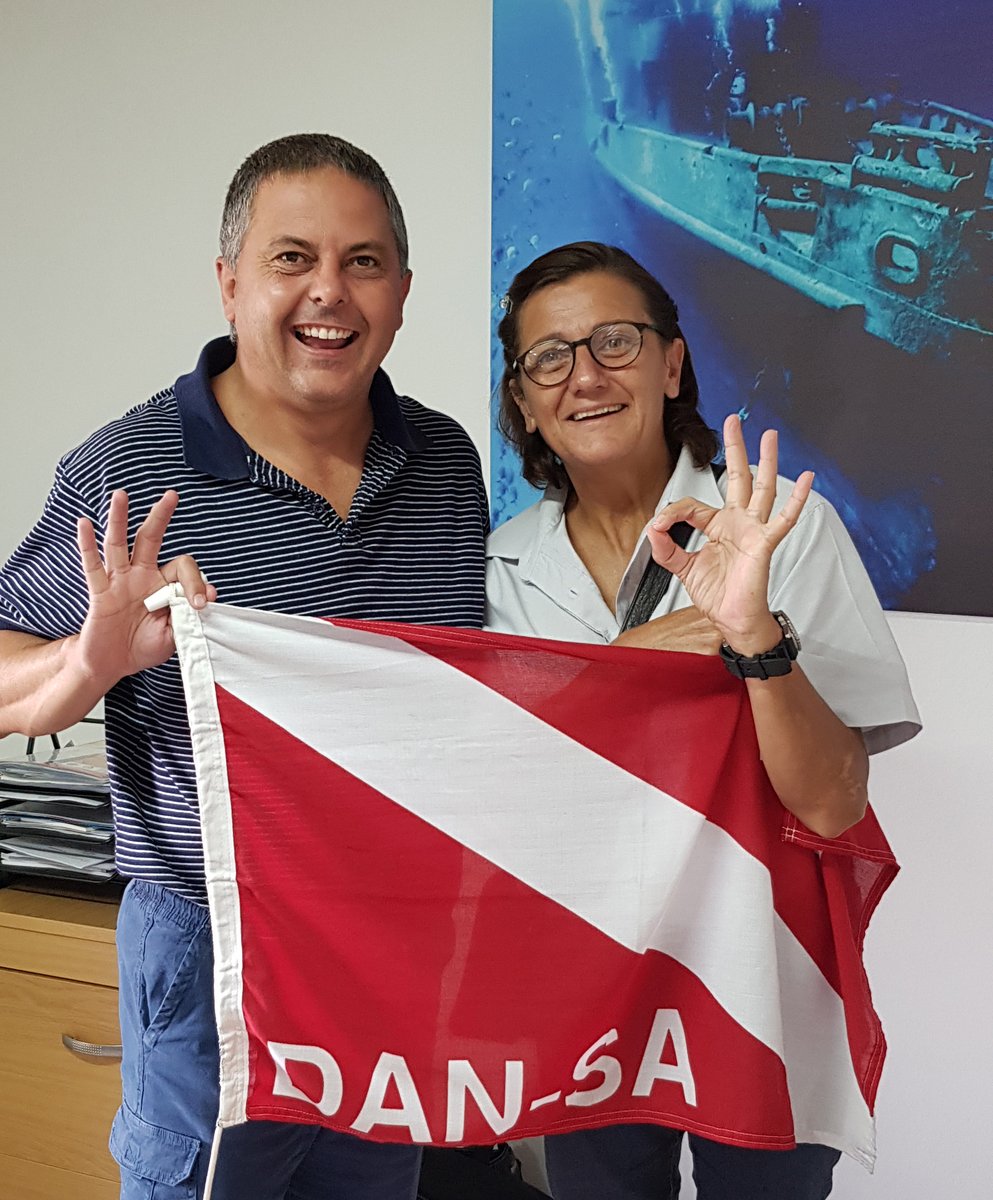 DiveSafety's tweet photo. Industry Partners in Vaal Triangle area. Soon divers in the vicinity of Meyerton, Vereeniging and Vanderbijlpark will be able to #joinDAN Dive cover from the webpages of Meyerton Scuba Diving Club, AQUAMANIA and Delta Crucis Scuba. https://t.co/fJLD4kdCKe
#DANSafety https://t.co/9C028sr7xu