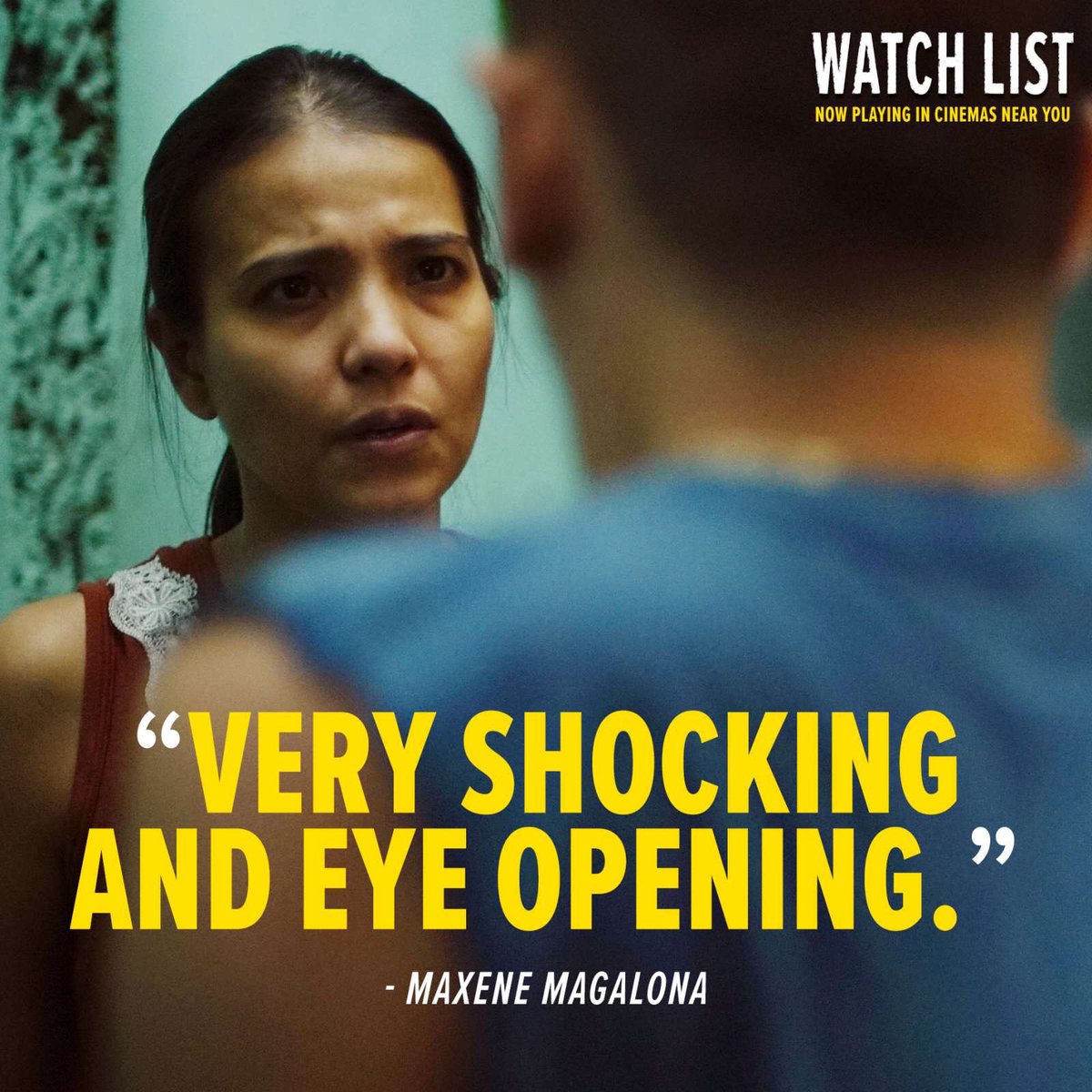 RealityEntPH's tweet photo. Imulat ang mata sa katotohanan! Nood na ng Watch List sa pinakamalapit na sinehan.
#WatchListPH
#ThisIsREALITY https://t.co/nAv4hK0Ht4