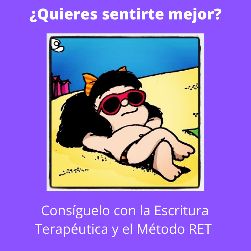 ¿Quieres sentir un mayor bienestar? Mejorar las emociones es posible si aprendes a detectarlas, entenderlas y reescribirlas.
Con mi método RET (Reescribe tu Vida con la Escritura Terapéutica) te acompaño paso a paso.
bit.ly/metodoRET