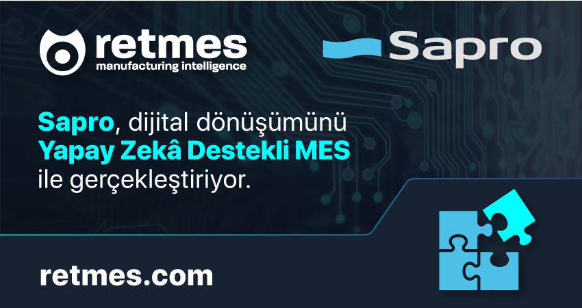 Türkiye'nin en önemli ıslak mendil üreticilerinden Sapro, dijital dönüşümünü Retmes ile gerçekleştiriyor.

#retmes  #Sapro  #konzek #AI #YapayZeka #MakineÖğrenimi #MES #ERP #Endüstri40 #DijitalDönüşüm