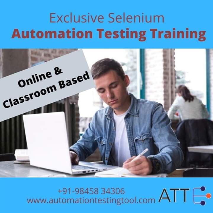 testing_tool's tweet image. Are you still searching for the best #trainingonselenium

We specialise in both #onlineandclassroom training

Call us for a demo with expert 
+91-98458 34306
Web:buff.ly/37Hd0kQ