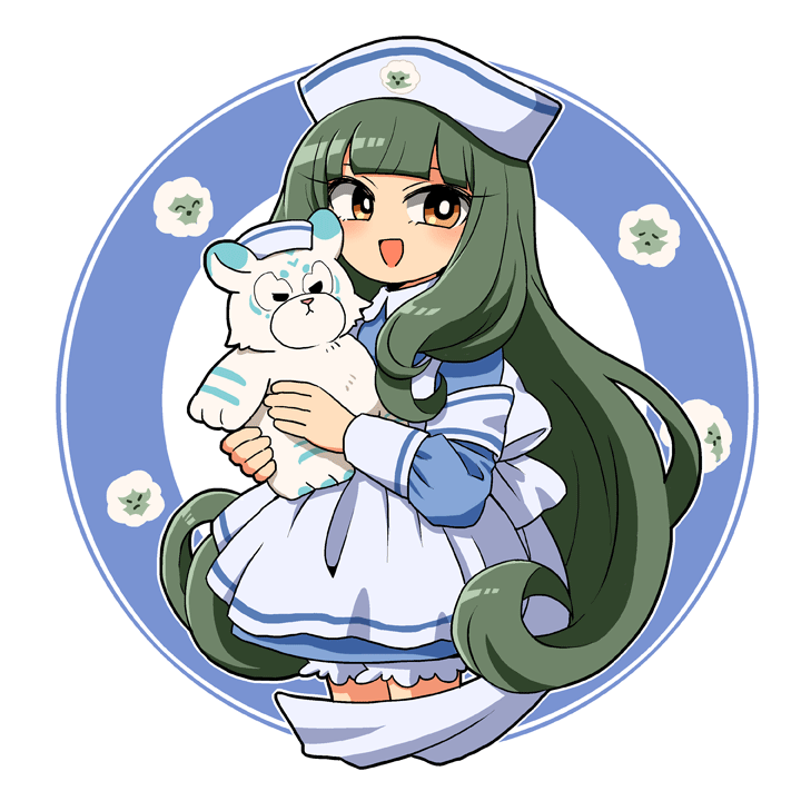 看病うまく出来なくても可愛さでカバーするコーちゃん ぬ太郎のイラスト