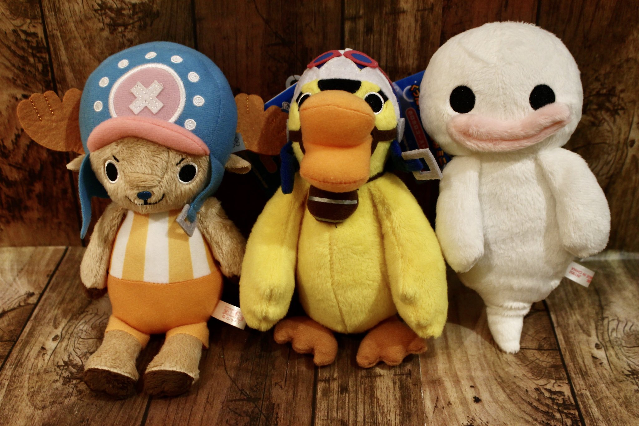 One Piece麦わらストア渋谷本店 おすすめ くったりぬいぐるみミニ チョッパー カルー ホロホロゴースト 各1 600円 税 好評発売中 麦わらストア Onepiece