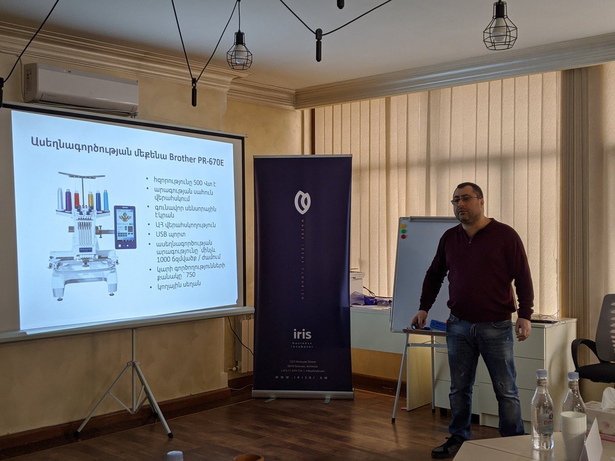 irisbi_iris's tweet photo. Starting the week again with #pitching sessions at IRIS #business #incubator
@EU_Armenia @ADCinCaucasus
#EuropeanUnion #MADADfund #AustrianDevelopmentCooperation #AustrianRedCross #ArmenianCaritas #SMECooperationAssociation #IRISBI https://t.co/C21GFnDK17