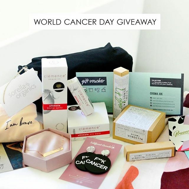 World Cancer Day Giveaway 🌟⁣
⁣
To help raise awareness for #worldcancerday, we’ve teamed up with a bunch of amazing, inspiring brands that are actively striving to ease patients through cancer treatment. Our giveaway features over $700 worth of beautiful prizes, includin…