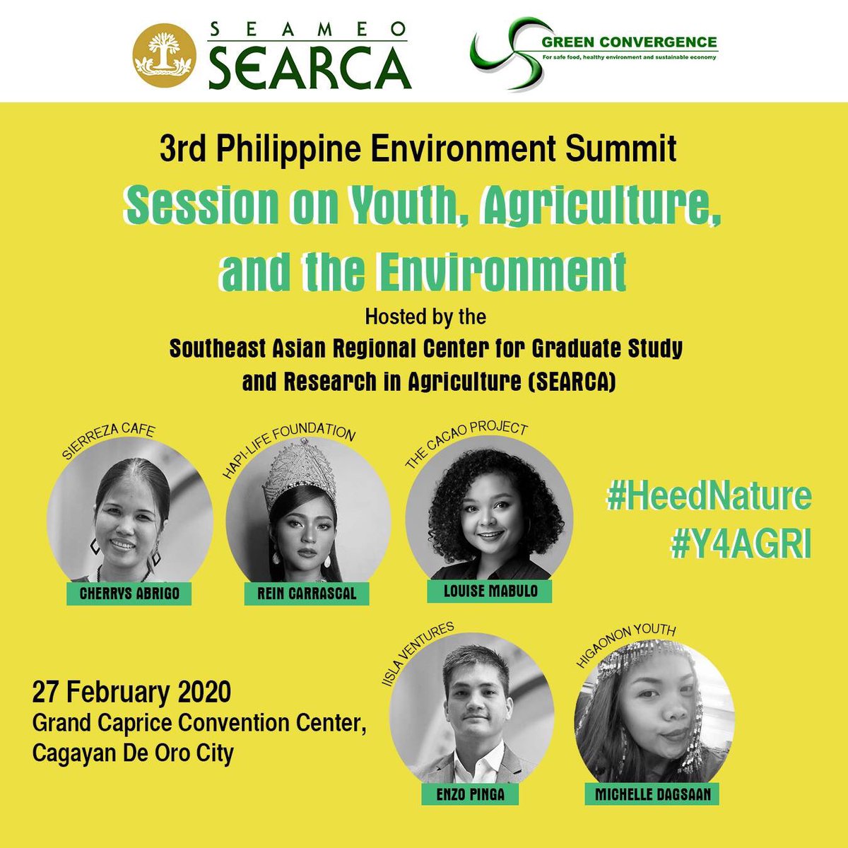 See you soon Cagayan de Oro!

#searca #thecacaoproject #environment #youngchamps #climateaction #socent #sustainableconsumptionandproduction #sdgs #youthforagri #heednature #y4agri #farmer #cdo #cagayandeoro