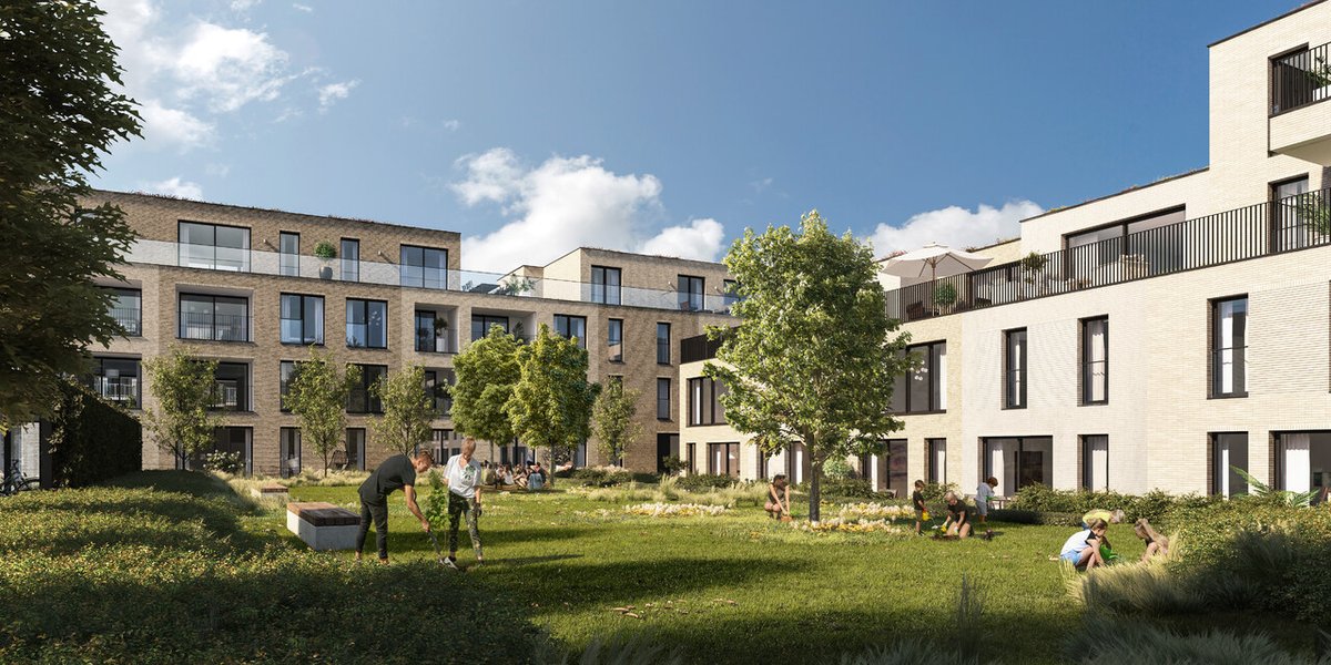 Nieuw: ION lanceert Nieuwland en Gent. Betaalbare appartementen en woningen op een toplocatie mét groene omgeving. #developdifferent 👉 nieuwland-gent.be