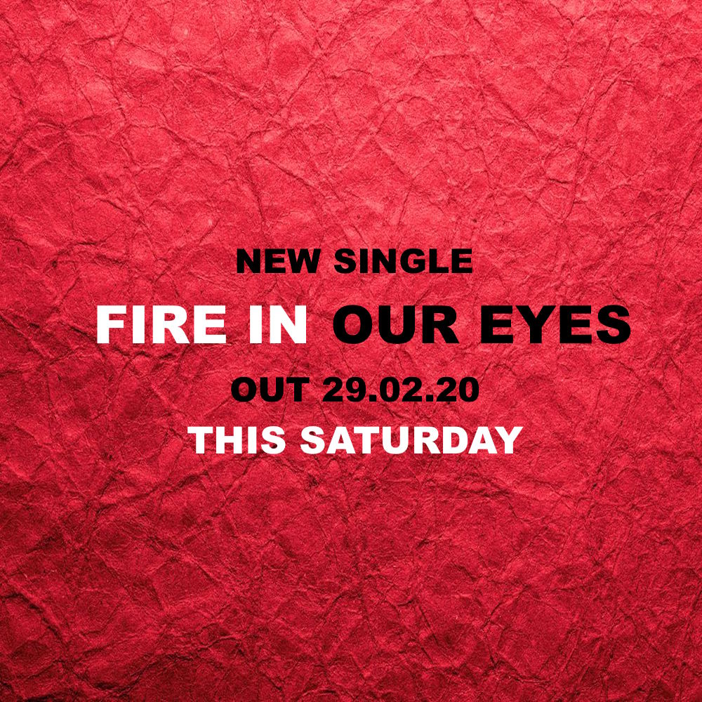 FIRE IN OUR EYES will be released this Saturday! We are so excited to finally announce our new single as we have been working on it for a while. Please share this as much as possible and tell your friends all about it!
#punk #punkrock #rock #uk #song #newmusic #music #newsong