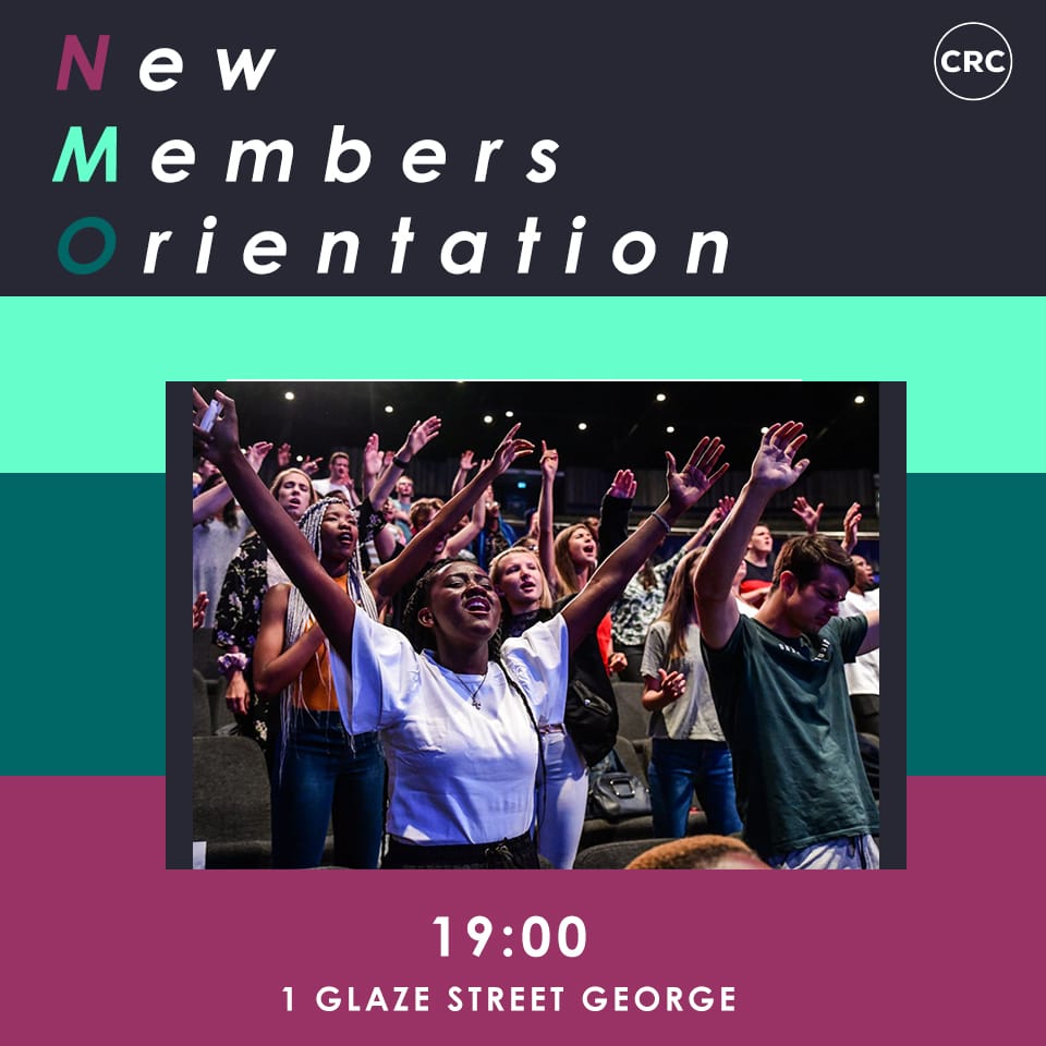 Join us tonight 19:00 for our New Members Orientation at church!

Now is the time to belong to and get involved in the local church!

Psalm 92:13 declares: “Those who are planted in the House of the Lord, shall flourish"

#CRCMyHome
#CRCMyFamily
#Planted
#HeavenOnEarth