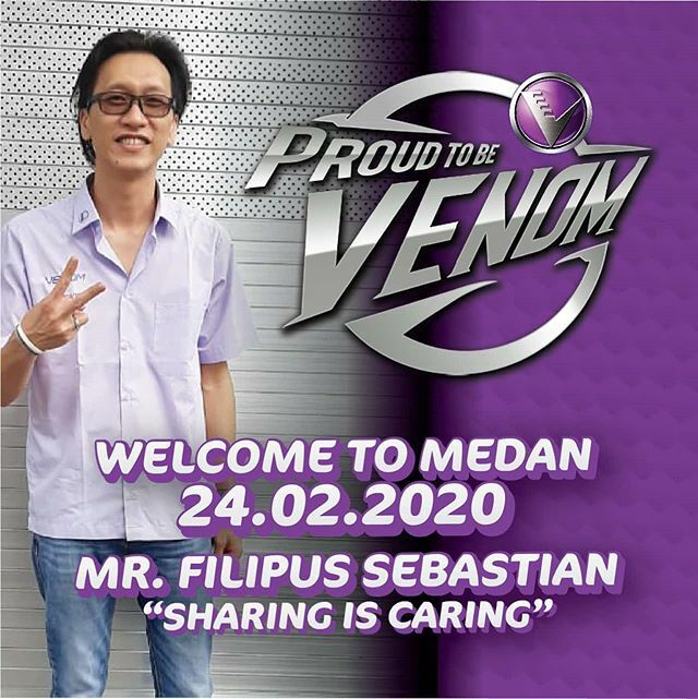 Welcome to Medan Mr. Filipus Sebastian as RnD Venom Audio.