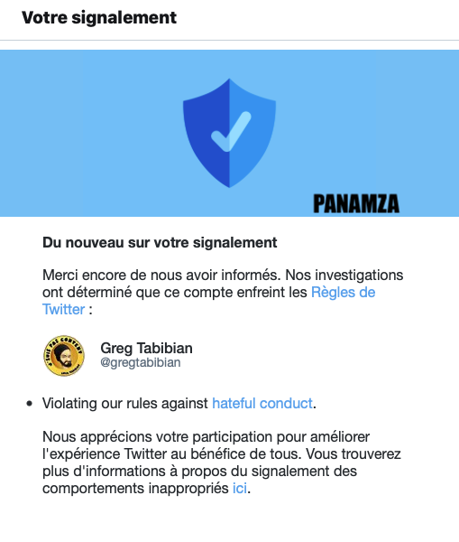 Panamza dénonce le racisme anti-arabe de Tabibian : Twitter valide