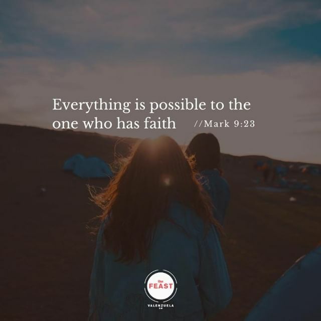 feastValenzuela's tweet photo. In today’s gospel, Jesus says, everything is possible for one who has faith...⠀
We always think we have faith, we even profess it every Sunday. But to some of us, that have been beaten up by the world, have been so down by our situation we forgot, wh… https://t.co/JPQlOQ0yPo https://t.co/F2v17CutOX