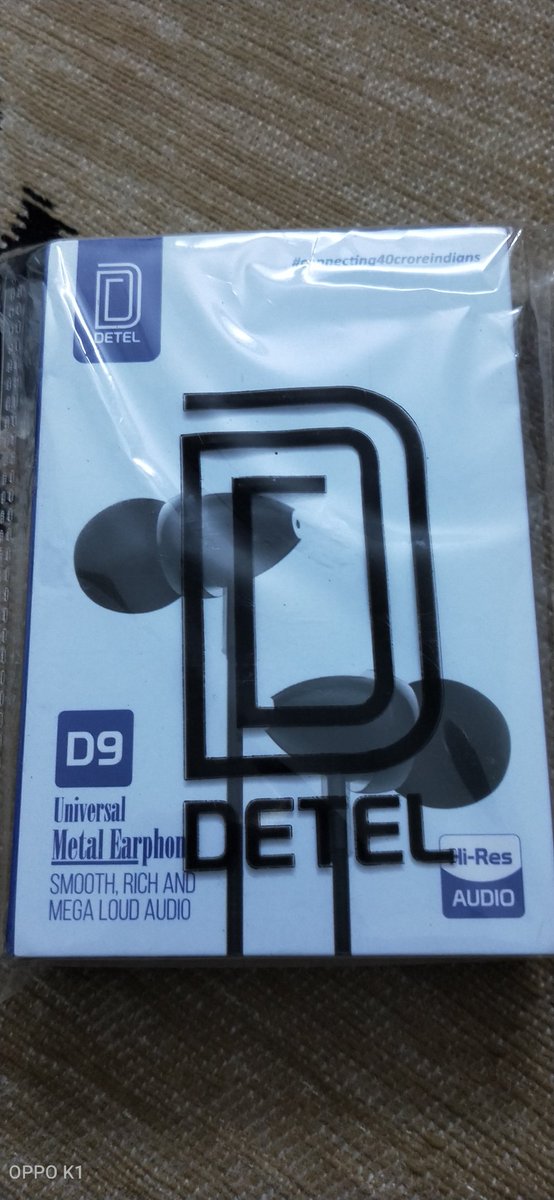 Thanks team <a href="/IndiaDetel/">Detel India</a> for this earphone.  Also thanks to team <a href="/india4contests/">india contest</a> for regular updates.